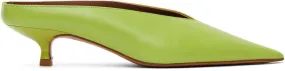 Abra SSENSE Exclusive Green Concorde Mules