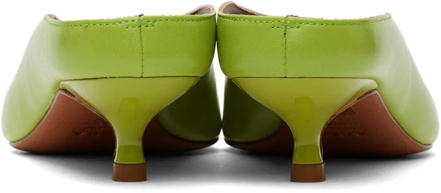 Abra SSENSE Exclusive Green Concorde Mules