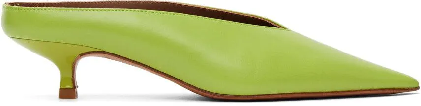 Abra SSENSE Exclusive Green Concorde Mules