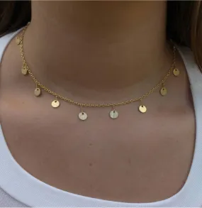Alv Jewels - Women's Dangle Choker Necklace