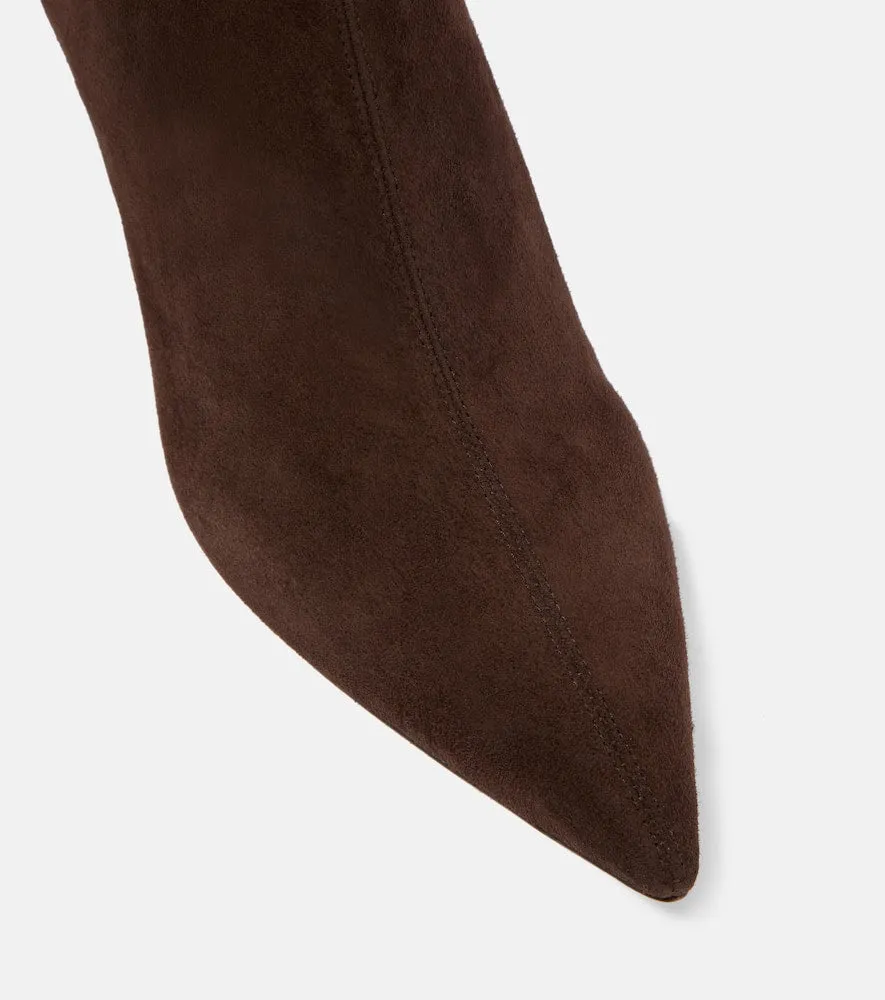 Aquazzura Montmartre 50 suede ankle boots