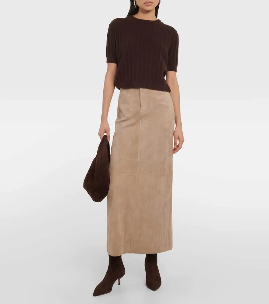 Aquazzura Montmartre 50 suede ankle boots