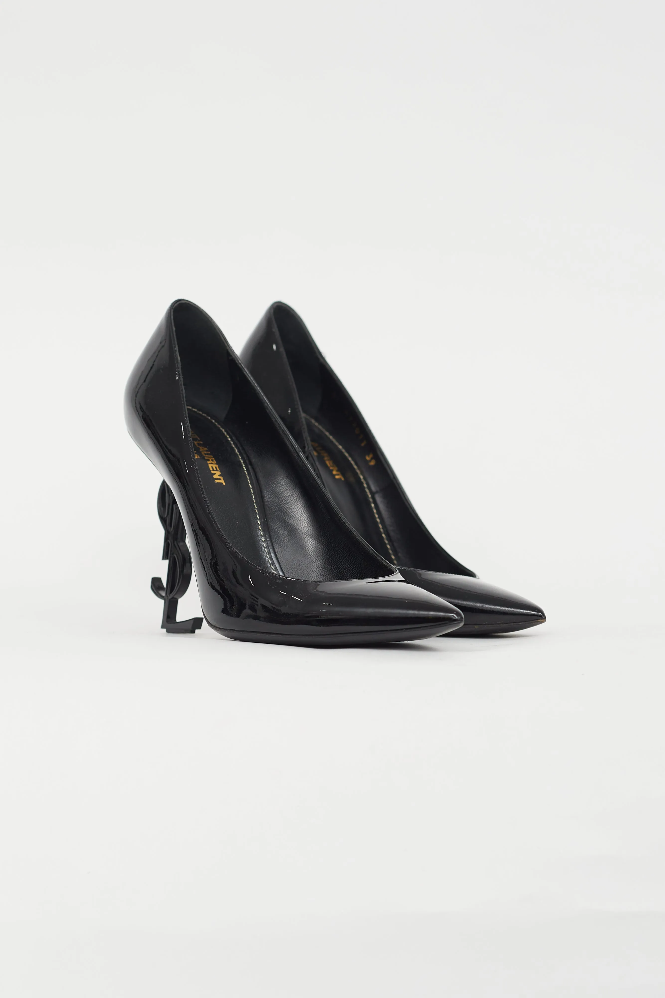 Black Patent Opyum Logo Pump