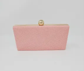 Blush Pink Box Clutch Bag