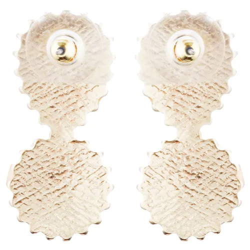Bridal Wedding Jewelry Prom Simple Sparkle Fashion Dangle Earrings E974 Gold