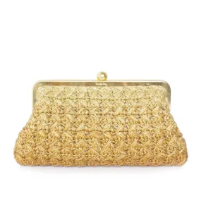 ECLIPSE GOLD CROCHET CLASSIC BAG