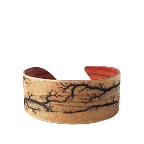 Electrocuted Steam-Bent Wood Bracelet