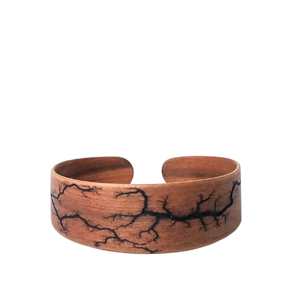 Electrocuted Steam-Bent Wood Bracelet