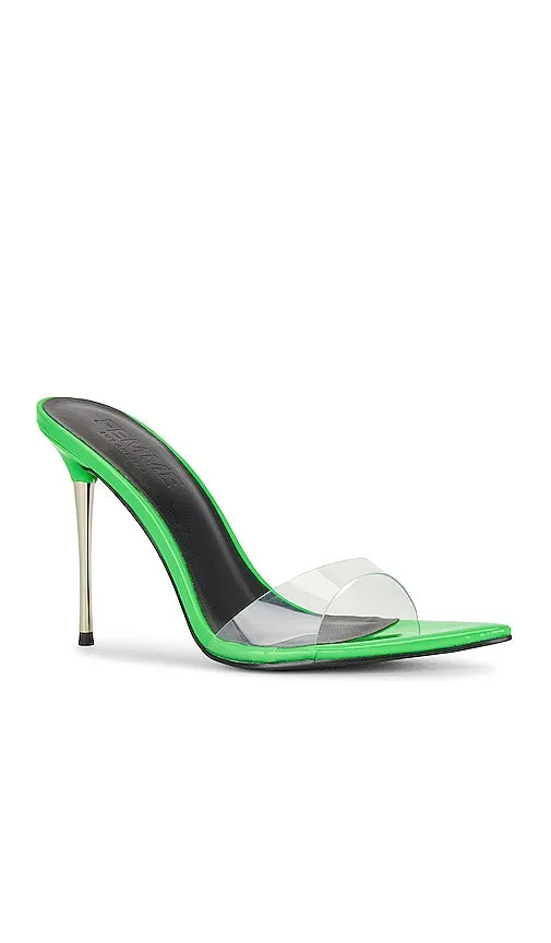 FEMME LA Azucar Slipper Sandal in Green