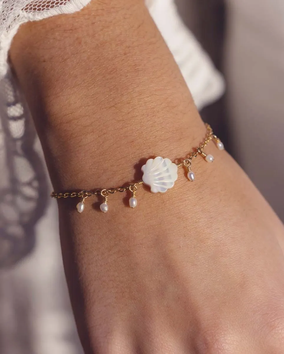 Francesa Moonlight Mother of Pearl Bracelet