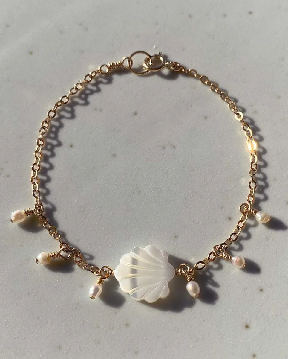 Francesa Moonlight Mother of Pearl Bracelet