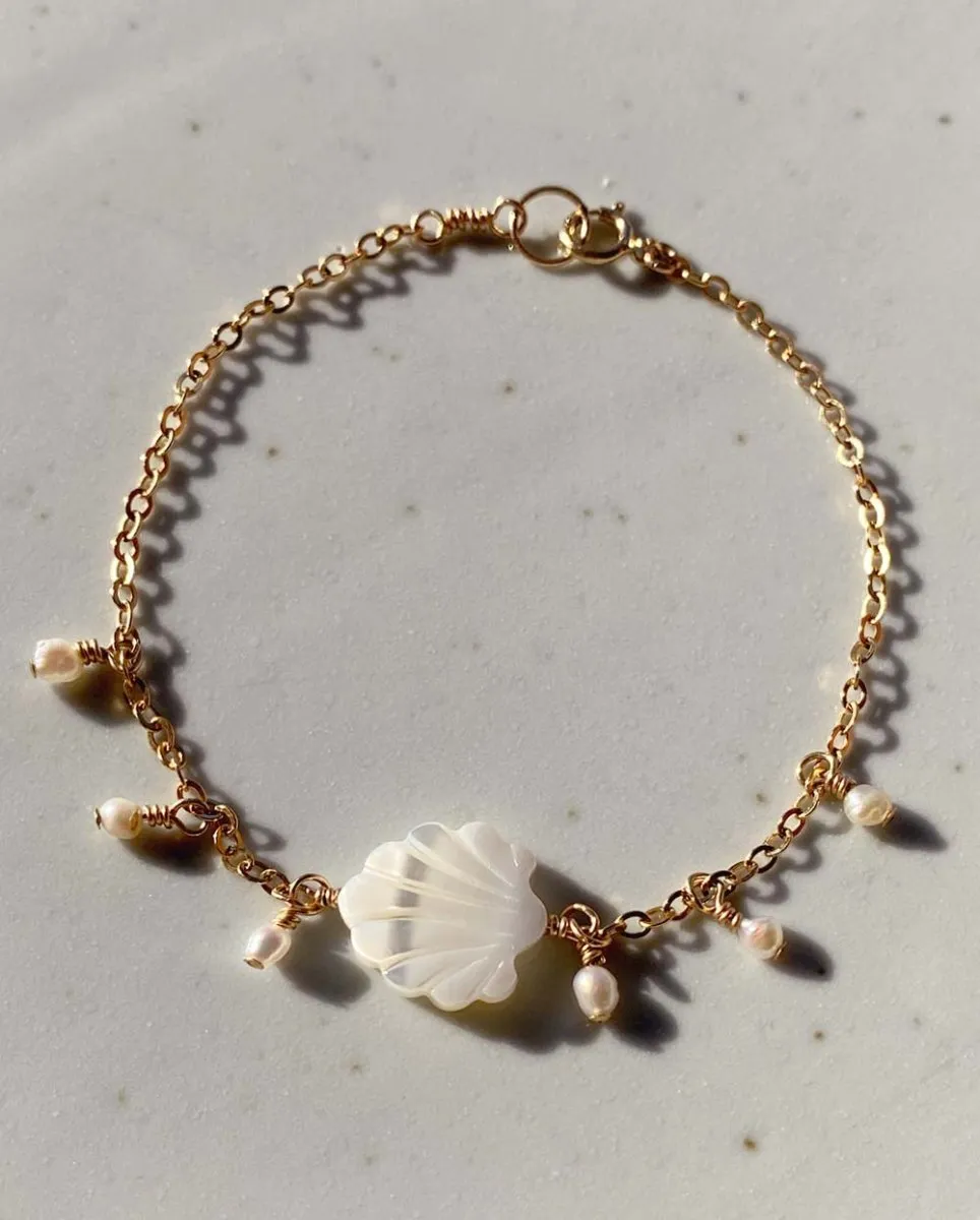 Francesa Moonlight Mother of Pearl Bracelet