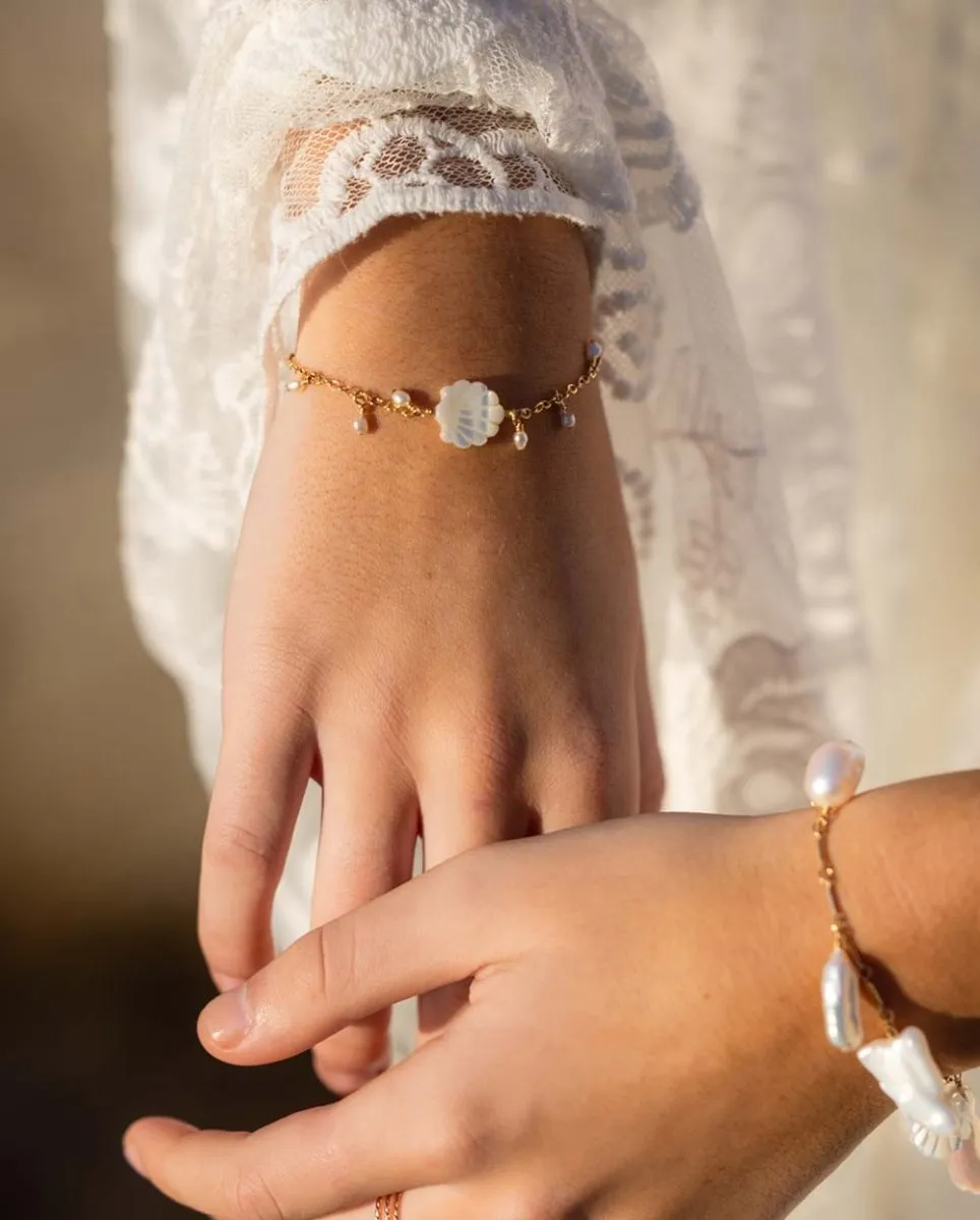 Francesa Moonlight Mother of Pearl Bracelet