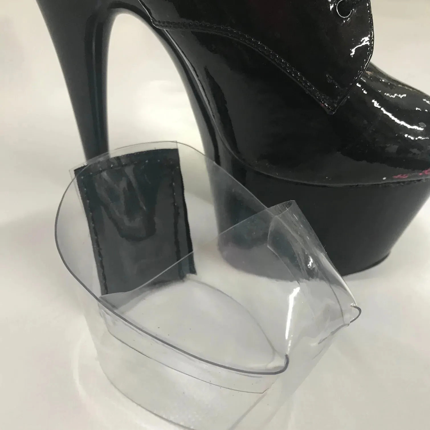 Queens of Pole Clear Pleaser Style Heel Protectors
