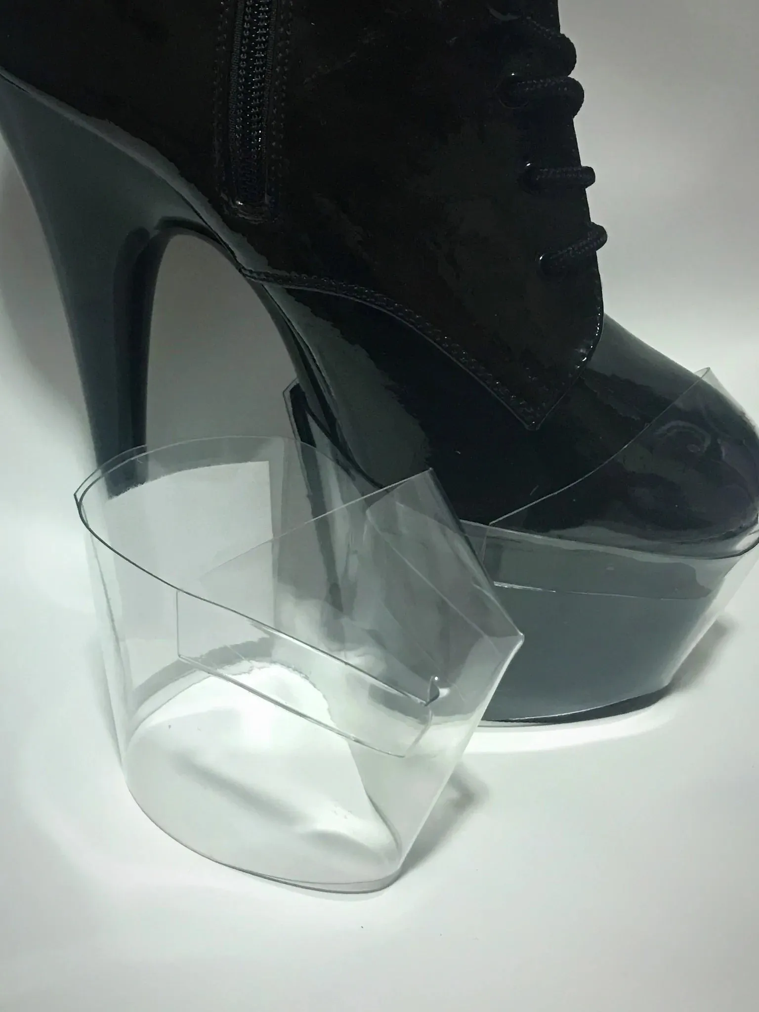 Queens of Pole Clear Pleaser Style Heel Protectors
