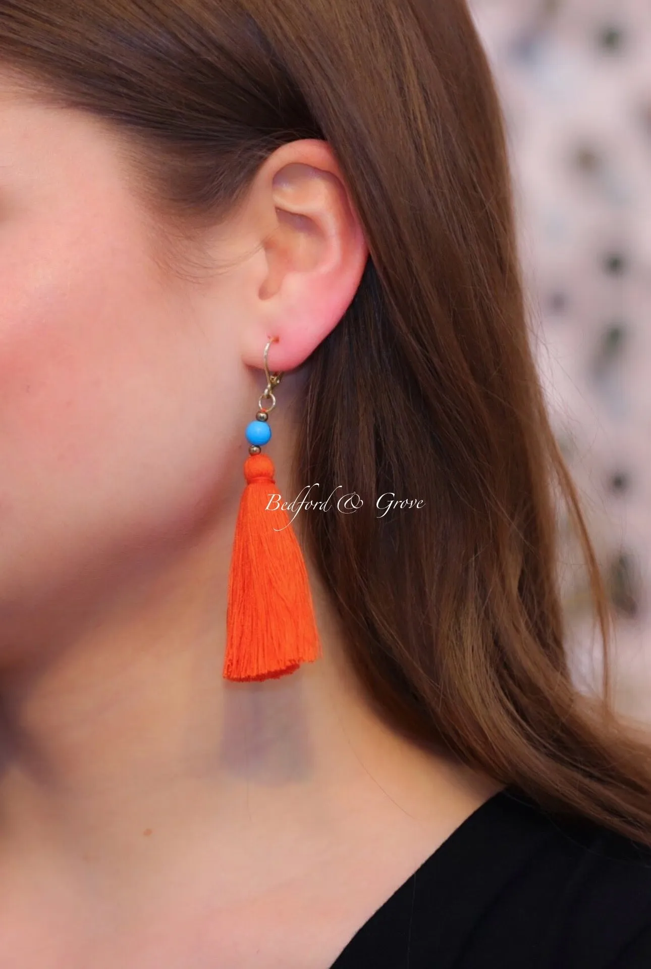 Sunset Tassel Earrings