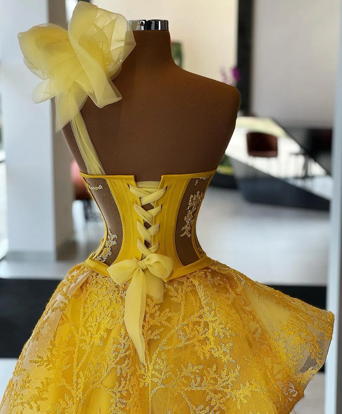 Venturous One-Shoulder Evening Dress