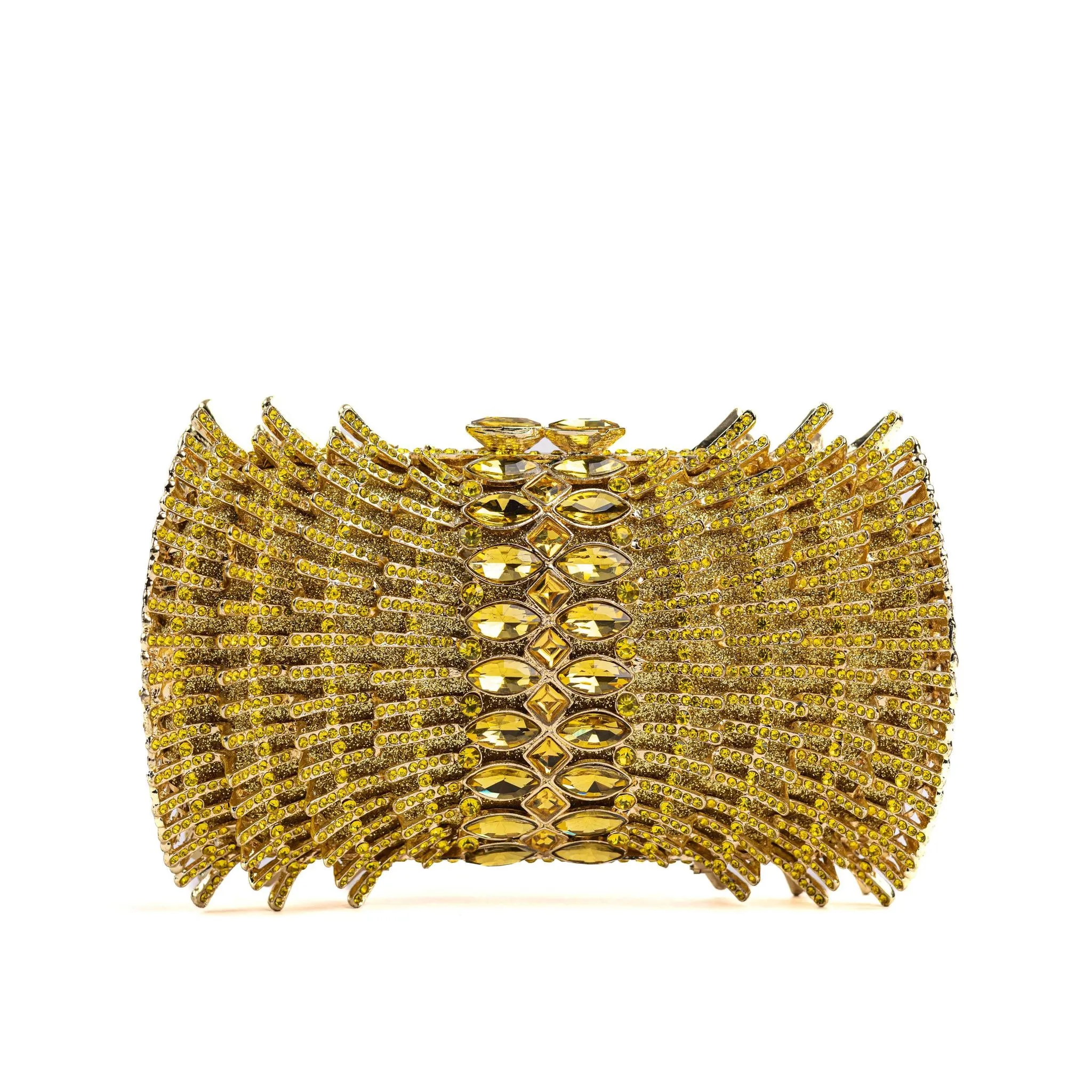Yellow Diamonds Clutch Purse